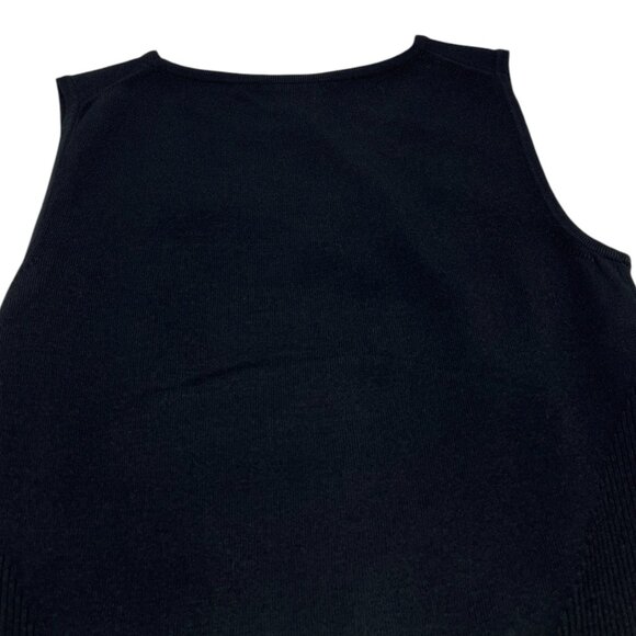 CHANEL Vintage 05P CC Logo Summer Knit Tank Top #38 Rib Round Neck [105407] - Picture 9 of 10
